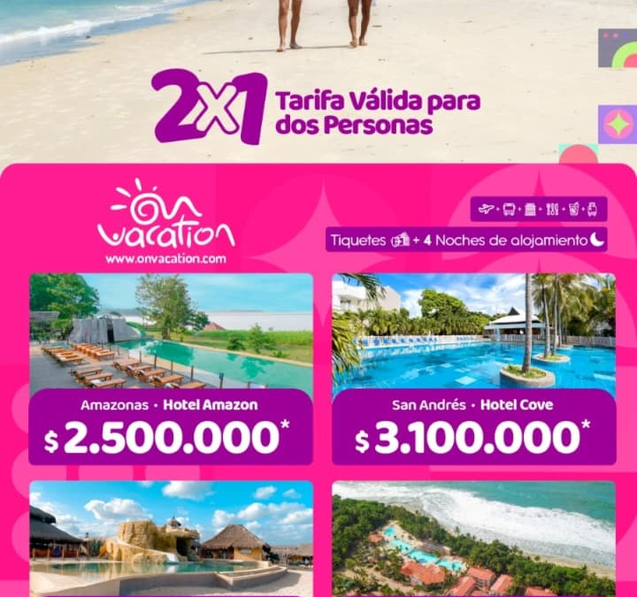 Disfruta nuestro convenio con Onvacation