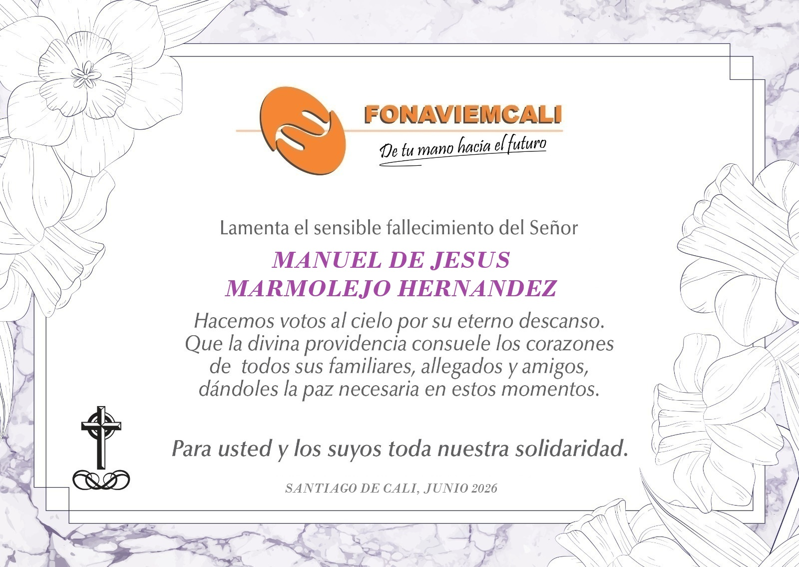 condolencias