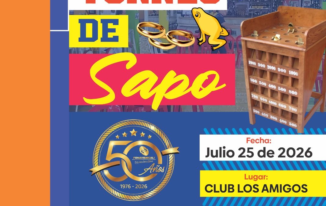 ¡Inscríbete al Torneo de Sapo de Fonaviemcali!