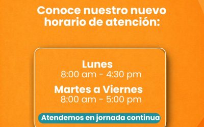 ¡Tenemos un nuevo horario de atención!